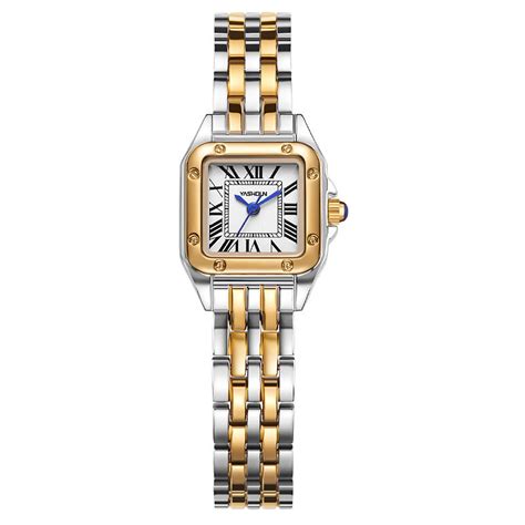 gold cartier watch dupe|cartier panthere alternative.